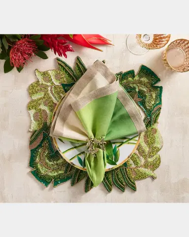 Kim Seybert Calypso Beaded Placemat | Thumbnail 3 Kim Seybert Calypso Beaded Placemat | Thumbnail 3