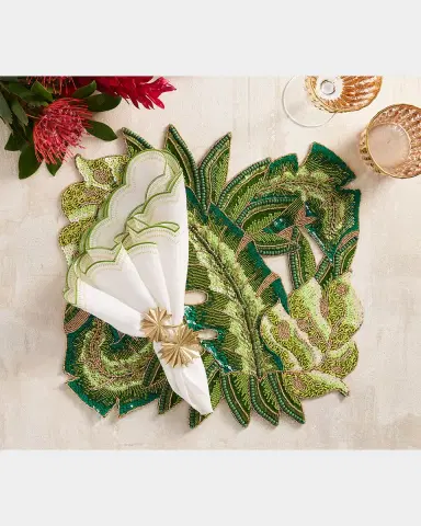 Kim Seybert Calypso Beaded Placemat | Thumbnail 5 Kim Seybert Calypso Beaded Placemat | Thumbnail 5