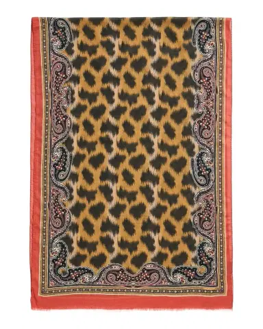 Etro Orfeo Animal-Print Scarf | Thumbnail 1 Etro Orfeo Animal-Print Scarf | Thumbnail 1