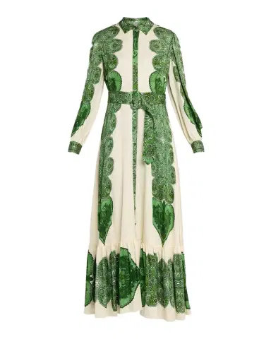 Elie Tahari Harley Belted Floral-Print Flounce Maxi Dress | Thumbnail 1 Elie Tahari Harley Belted Floral-Print Flounce Maxi Dress | Thumbnail 1