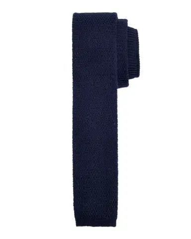 ZEGNA Men 's Linen Knitted Tie | Thumbnail 1 ZEGNA Men 's Linen Knitted Tie | Thumbnail 1