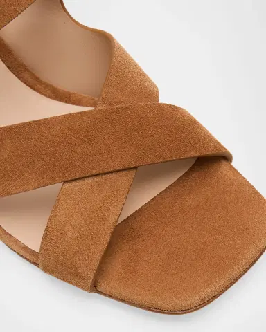 Stuart Weitzman 50mm Sai Suede Slide Sandals | Thumbnail 5 Stuart Weitzman 50mm Sai Suede Slide Sandals | Thumbnail 5