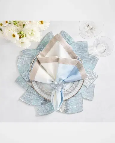 Kim Seybert Tidal Beaded Placemat | Thumbnail 4 Kim Seybert Tidal Beaded Placemat | Thumbnail 4