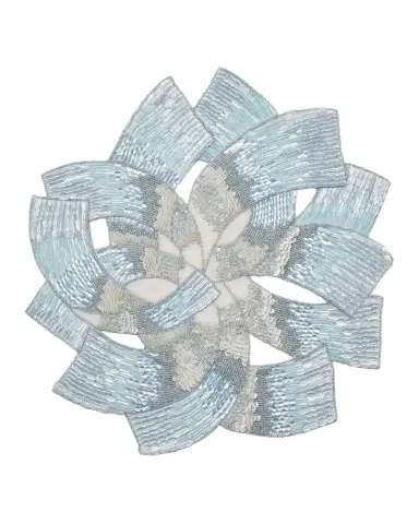 Kim Seybert Tidal Beaded Placemat | Thumbnail 1 Kim Seybert Tidal Beaded Placemat | Thumbnail 1