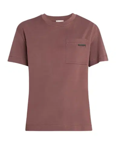 Brunello Cucinelli Patch Pocket Cotton T-Shirt | Thumbnail 1 Brunello Cucinelli Patch Pocket Cotton T-Shirt | Thumbnail 1