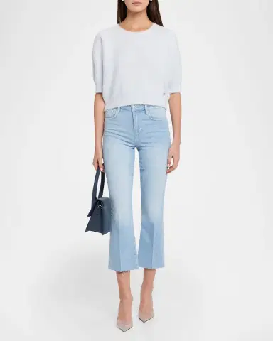 L'Agence Guinevere Cropped Pullover | Thumbnail 2 L'Agence Guinevere Cropped Pullover | Thumbnail 2