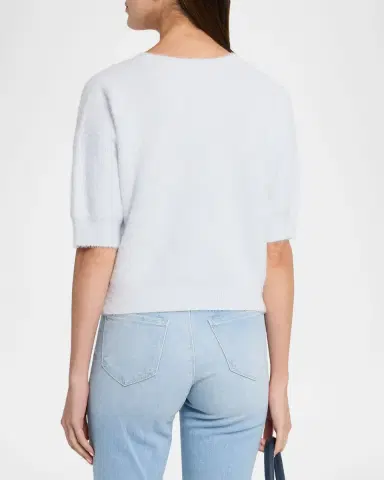 L'Agence Guinevere Cropped Pullover | Thumbnail 3 L'Agence Guinevere Cropped Pullover | Thumbnail 3
