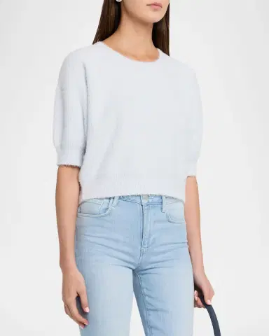 L'Agence Guinevere Cropped Pullover | Thumbnail 4 L'Agence Guinevere Cropped Pullover | Thumbnail 4