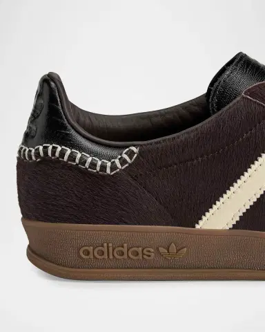 Adidas x Wales Bonner Men's Gazelle Ponyhair Sneakers | Thumbnail 3 Adidas x Wales Bonner Men's Gazelle Ponyhair Sneakers | Thumbnail 3