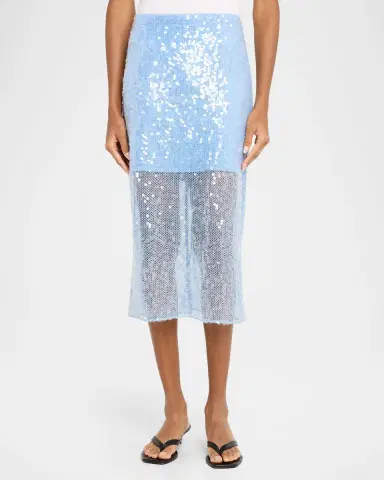 Veronica Beard Allora Sequined Midi Skirt | Thumbnail 4 Veronica Beard Allora Sequined Midi Skirt | Thumbnail 4