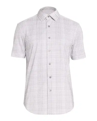 Bugatchi Men 's Miles OoohCotton Plaid Short-Sleeve Shirt | Thumbnail 1 Bugatchi Men 's Miles OoohCotton Plaid Short-Sleeve Shirt | Thumbnail 1