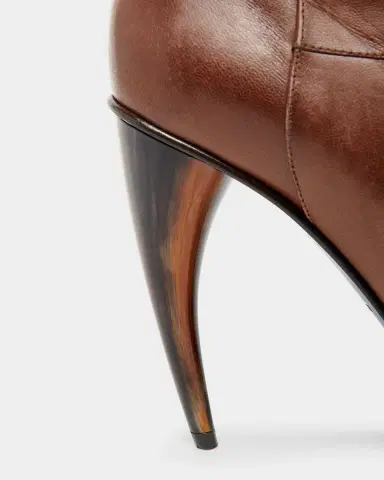 McQueen 105mm Horn Leather Knee-High Boots | Thumbnail 3 McQueen 105mm Horn Leather Knee-High Boots | Thumbnail 3
