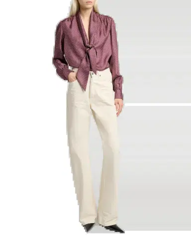 Saint Laurent V-Waist Baggy Straight-Leg Jeans | Thumbnail 3 Saint Laurent V-Waist Baggy Straight-Leg Jeans | Thumbnail 3