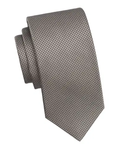 Isaia Men 's Diamond-Print Silk Tie | Thumbnail 1 Isaia Men 's Diamond-Print Silk Tie | Thumbnail 1