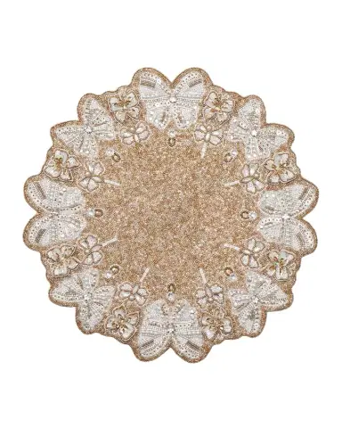 Kim Seybert Monarch Beaded Placemat | Thumbnail 1 Kim Seybert Monarch Beaded Placemat | Thumbnail 1