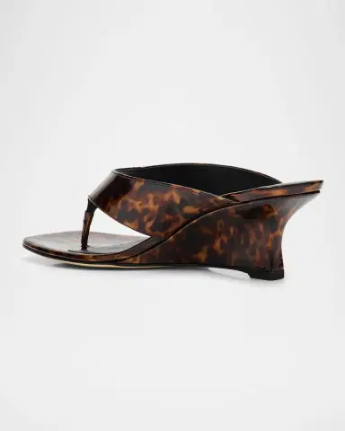 Stuart Weitzman 0mm Vinnie Printed Patent Leather Thong Sandals | Thumbnail 4 Stuart Weitzman 0mm Vinnie Printed Patent Leather Thong Sandals | Thumbnail 4