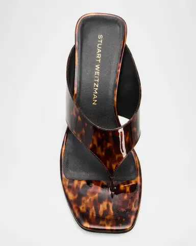 Stuart Weitzman 0mm Vinnie Printed Patent Leather Thong Sandals | Thumbnail 6 Stuart Weitzman 0mm Vinnie Printed Patent Leather Thong Sandals | Thumbnail 6