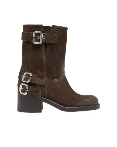 Chloé Dakota Suede Moto Ankle Boots | Thumbnail 1 Chloé Dakota Suede Moto Ankle Boots | Thumbnail 1