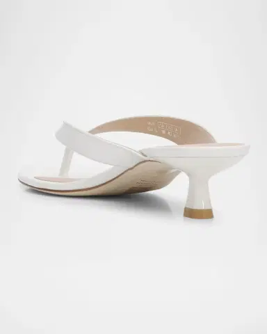 Stuart Weitzman 35mm Rio Sleek Patent Leather Thong Sandals | Thumbnail 4 Stuart Weitzman 35mm Rio Sleek Patent Leather Thong Sandals | Thumbnail 4