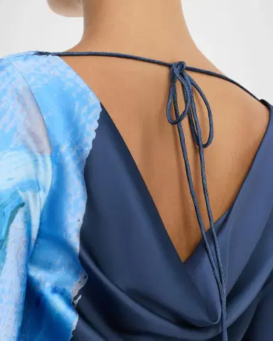 Significant Other Alis Long-Sleeve Satin Mini Dress | Thumbnail 5 Significant Other Alis Long-Sleeve Satin Mini Dress | Thumbnail 5