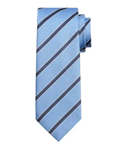 Isaia Men 's Diagonal Stripe Silk Tie | Thumbnail 1 Isaia Men 's Diagonal Stripe Silk Tie | Thumbnail 1