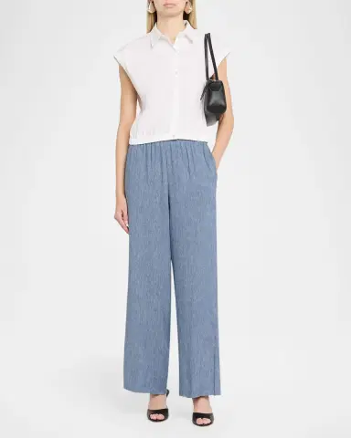 Theory Slit Pull-On Pants | Thumbnail 2 Theory Slit Pull-On Pants | Thumbnail 2