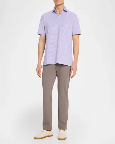 Peter Millar Men's Crown Sport Hales Performance Jersey Polo Shirt | Thumbnail 2 Peter Millar Men's Crown Sport Hales Performance Jersey Polo Shirt | Thumbnail 2