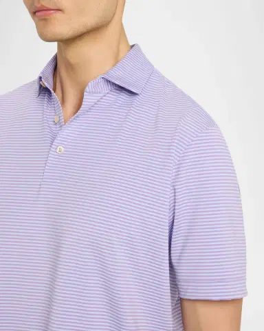 Peter Millar Men's Crown Sport Hales Performance Jersey Polo Shirt | Thumbnail 5 Peter Millar Men's Crown Sport Hales Performance Jersey Polo Shirt | Thumbnail 5