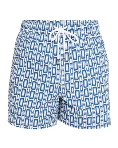 Bugatchi Men 's Cruz Short-Length Geometric Swim Trunks | Thumbnail 1 Bugatchi Men 's Cruz Short-Length Geometric Swim Trunks | Thumbnail 1