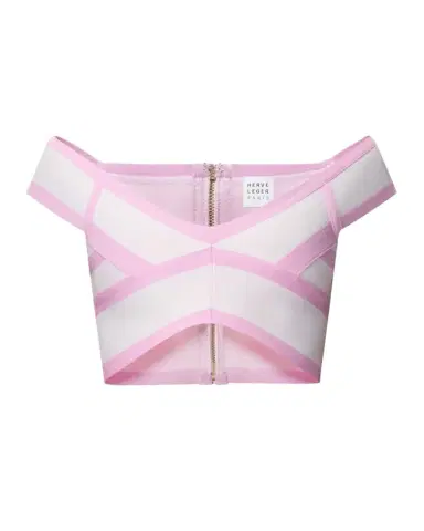 Hervé Léger The Spotlight Crop Top | Thumbnail 1 Hervé Léger The Spotlight Crop Top | Thumbnail 1
