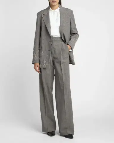Golden Goose Journey Oversized Cotton Voile Tuxedo Shirt | Thumbnail 2 Golden Goose Journey Oversized Cotton Voile Tuxedo Shirt | Thumbnail 2