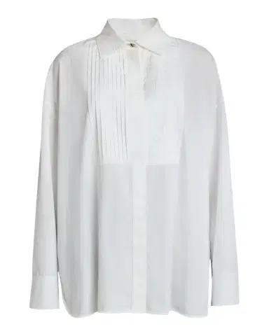 Golden Goose Journey Oversized Cotton Voile Tuxedo Shirt | Thumbnail 1 Golden Goose Journey Oversized Cotton Voile Tuxedo Shirt | Thumbnail 1