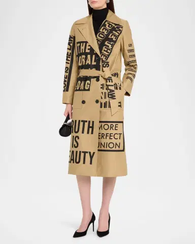 Libertine Democracy Lean Trench Coat | Thumbnail 4 Libertine Democracy Lean Trench Coat | Thumbnail 4