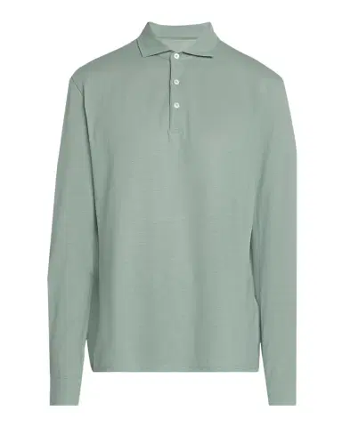 Peter Millar Men's Crown Crafted Cool Cotton Long-Sleeve Polo Shirt | Thumbnail 1 Peter Millar Men's Crown Crafted Cool Cotton Long-Sleeve Polo Shirt | Thumbnail 1