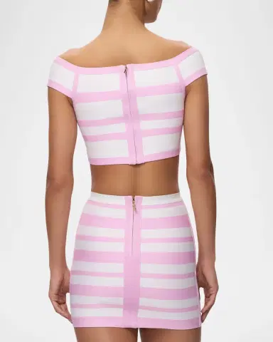 Hervé Léger The Spotlight Mini Skirt | Thumbnail 2 Hervé Léger The Spotlight Mini Skirt | Thumbnail 2