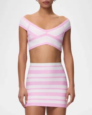 Hervé Léger The Spotlight Mini Skirt | Thumbnail 3 Hervé Léger The Spotlight Mini Skirt | Thumbnail 3