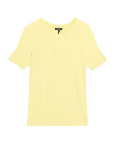 Rag & Bone Teresa Ribbed Short-Sleeve Tee | Thumbnail 1 Rag & Bone Teresa Ribbed Short-Sleeve Tee | Thumbnail 1