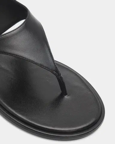 Stuart Weitzman Marley Nappa Leather Flat Thong Sandals | Thumbnail 3 Stuart Weitzman Marley Nappa Leather Flat Thong Sandals | Thumbnail 3