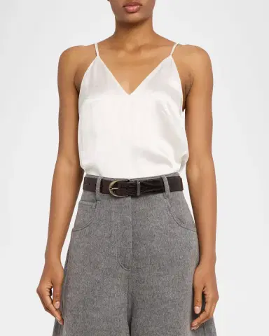 Brunello Cucinelli Silk Cami Blouse | Thumbnail 4 Brunello Cucinelli Silk Cami Blouse | Thumbnail 4