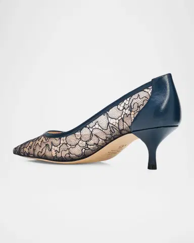 Stuart Weitzman 50mm Stuart Power Lace Pumps | Thumbnail 4 Stuart Weitzman 50mm Stuart Power Lace Pumps | Thumbnail 4