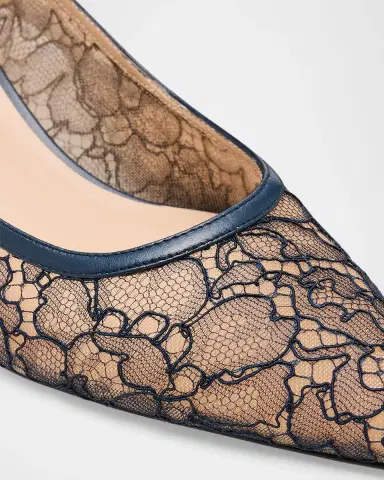 Stuart Weitzman 50mm Stuart Power Lace Pumps | Thumbnail 5 Stuart Weitzman 50mm Stuart Power Lace Pumps | Thumbnail 5