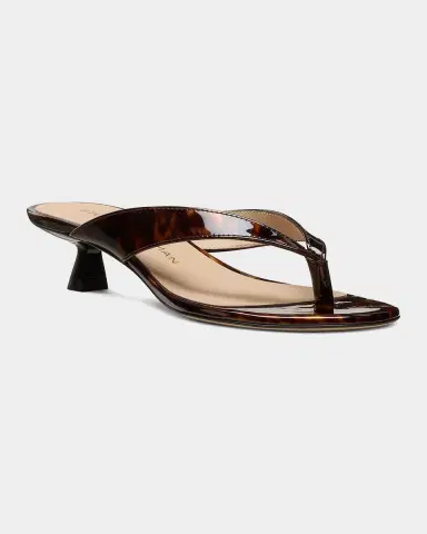 Stuart Weitzman 35mm Rio Sleek Patent Leather Thong Sandals | Thumbnail 4 Stuart Weitzman 35mm Rio Sleek Patent Leather Thong Sandals | Thumbnail 4