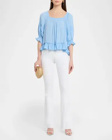 Ramy Brook Natasha Ruffled Blouse | Thumbnail 2 Ramy Brook Natasha Ruffled Blouse | Thumbnail 2