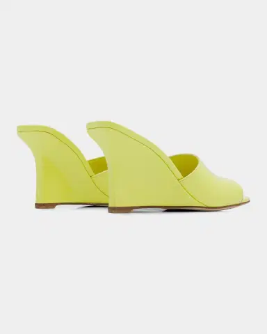 Stuart Weitzman 85mm Vinnie Patent Leather Wedge Mules | Thumbnail 2 Stuart Weitzman 85mm Vinnie Patent Leather Wedge Mules | Thumbnail 2