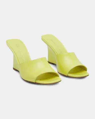 Stuart Weitzman 85mm Vinnie Patent Leather Wedge Mules | Thumbnail 4 Stuart Weitzman 85mm Vinnie Patent Leather Wedge Mules | Thumbnail 4