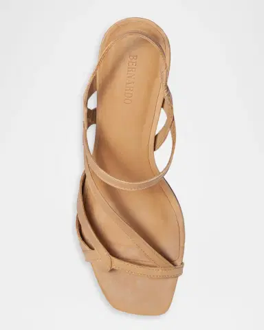 Bernardo Gyoda Leather Block-Heel Sandals | Thumbnail 3 Bernardo Gyoda Leather Block-Heel Sandals | Thumbnail 3