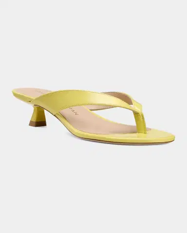 Stuart Weitzman 35mm Rio Sleek Patent Leather Thong Sandals | Thumbnail 4 Stuart Weitzman 35mm Rio Sleek Patent Leather Thong Sandals | Thumbnail 4