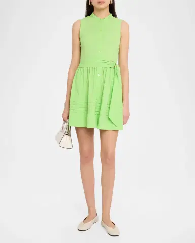 Ramy Brook Orla Cotton-Blend Belted Minidress | Thumbnail 2 Ramy Brook Orla Cotton-Blend Belted Minidress | Thumbnail 2