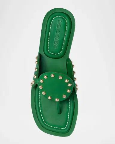 Bernardo Agartha Studded Leather Thong Sandals | Thumbnail 3 Bernardo Agartha Studded Leather Thong Sandals | Thumbnail 3