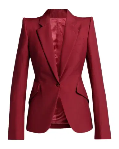 McQueen Certified Wool Mohair Single-Breasted Jacket | Thumbnail 1 McQueen Certified Wool Mohair Single-Breasted Jacket | Thumbnail 1